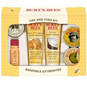 🆕 Tips & Toes 6 Piece Travel Care Kit BURT'S BEES